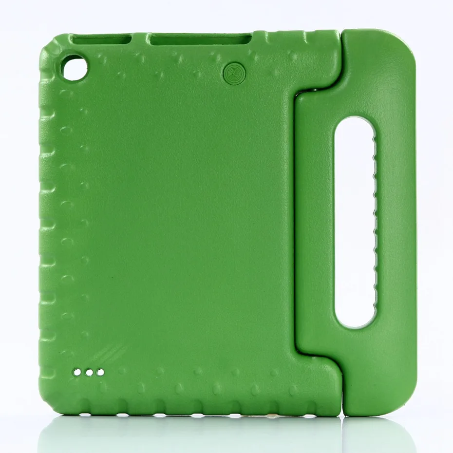 Для Amazon Kindle Fire 7 чехол детский планшет защитный чехол противоударный EVA Ручной Чехол-подставка для Kindle Fire7 - Цвет: Зеленый