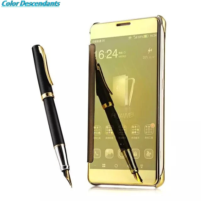

For HUAWEI Y6 Pro Y 6 Y6Pro TIT-U02 TIT-L01 Mirror Smart Flip Cover For Huawei Honor 4C Pro TIT L01 U02 Honor4C Pro phone Case