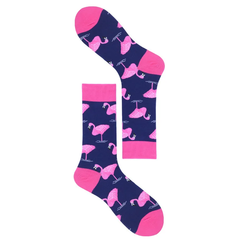 Веселые крутые мужские носки в стиле Харадзюку, хип-хоп, большие размеры, смешные мужские носки, скейтборд, живопись, Calcetines Homme Divertid - Цвет: 10