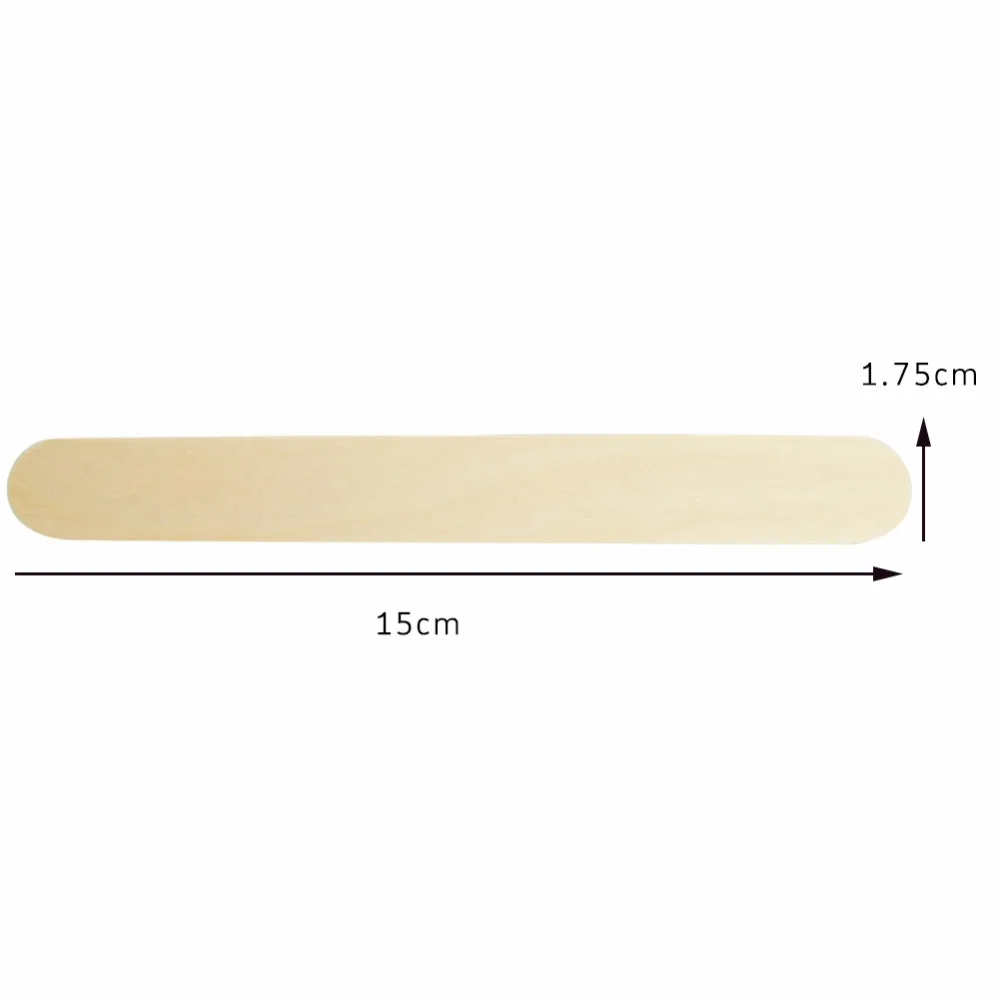 COSCELIA 10PCS/Set Wooden Sticks Kits Body Hair Remover Sticks Waxing Disposable Sticks For Waxing Spatula Tongue Depressor