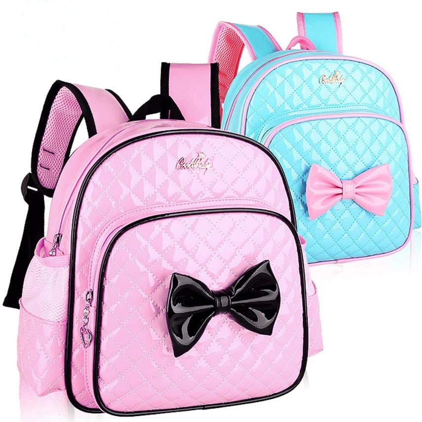 

2018 New Arrival Baby Kids Cute Backpack Girl Bowknot Print Backpack School Bags Fashion Shoulder Bag Kids Bookbag mochila