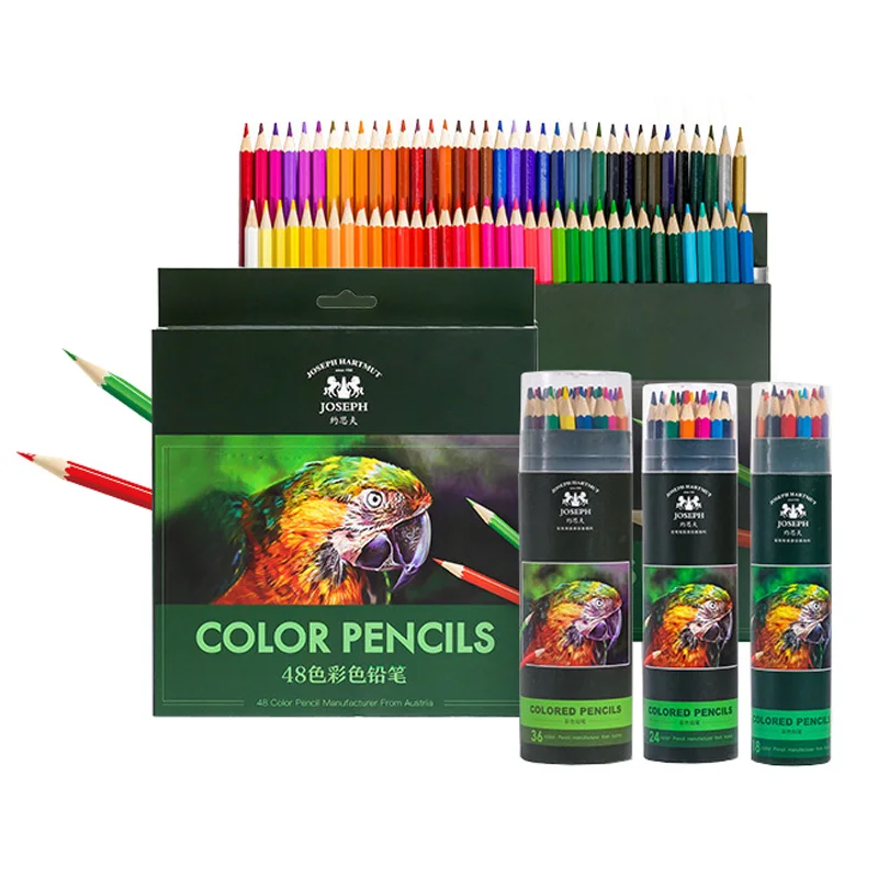 Oily Wood Colored Pencil Set 36/48/72 Colors Oil Painting Drawing Art Supplies For Write Drawing Lapis De Cor Art Supplies