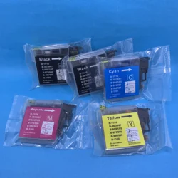 YOTAT – cartouche d'encre 2bk + 3c pour brother, Compatible avec LC39, LC60, LC975, LC985, DCP J125, DCP J315W, DCP J515W, MFC J220, MFC J265W, MFC J410 