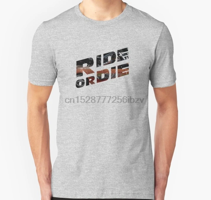 Men t shirt Short sleeve Fast And Furious Ride Or Die Unisex T Shirt Women t-shirt tee tops | Мужская одежда