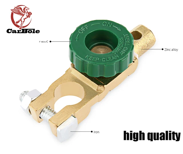 Battery Master Disconnect top post Cut Off Kill Switch Link Battery