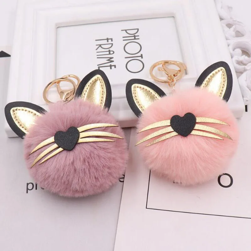 

20pcs/lot Baby Shower Party Favors Guest Giveaway Plush Cat Keychains Personalized Gift Bags Decoration For Wedding Souvenir