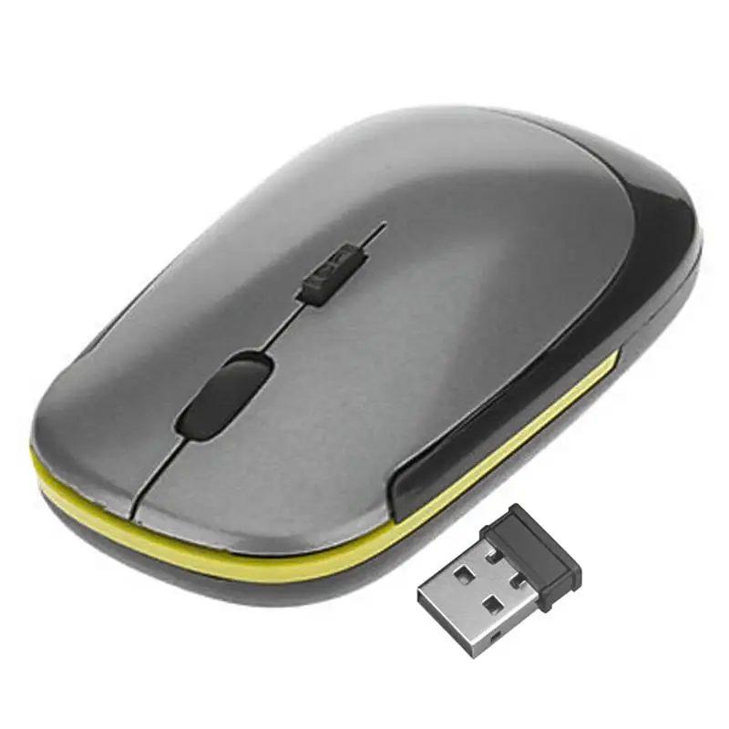 

Adjustable USB Optical Wireless Computer Mouse 2.4G Receiver Ultra Slim Cordless Mouse for PC Laptop LOL Gaming Mice 1600 DPI FS