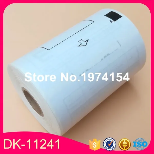 40 рулонов Brother DK 11241 этикетка совместимая Etiketten 102 мм x 152 для QL1050 QL1060N 1241 этикетка| |