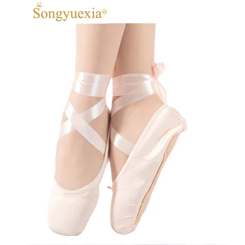 

Classic Children Satin Face Hard Bottom Dance Shoe Adult Canvas Hard Bottom Toe Ballet Indoor Practice Shoe ballet dancing shoe