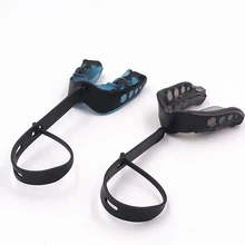 Защита рта с подвесным канатом, пищевая EVA защита для рта и зубов, защитное средство для губ, тренировочные аксессуары для регби, Боевая коробка