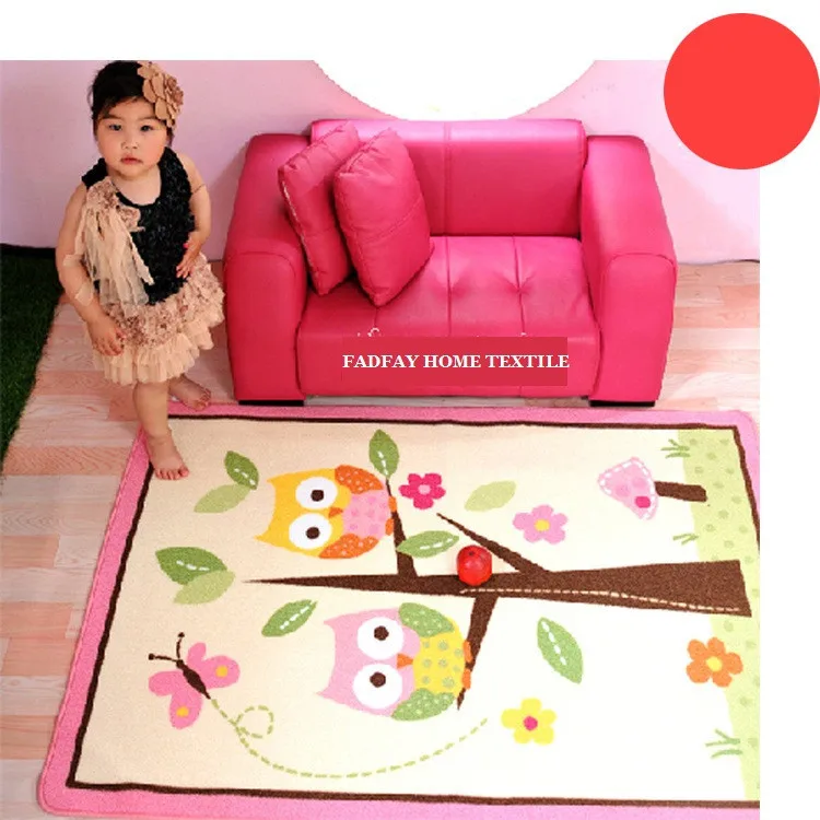 Aliexpress.com : Einzigartige Cartoon Eule Teppich Designer Rosa ...