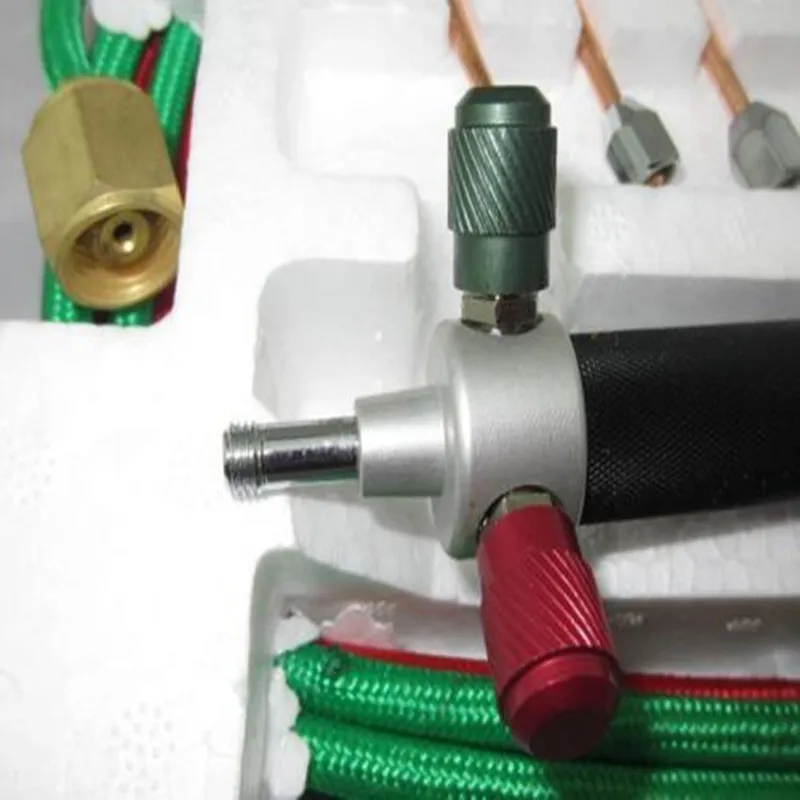 

free shipping Oxygen Acetylene silver little Smith torch Soldering Gold Welding Torch goldSmith jewelry cutting melting 5 Tips