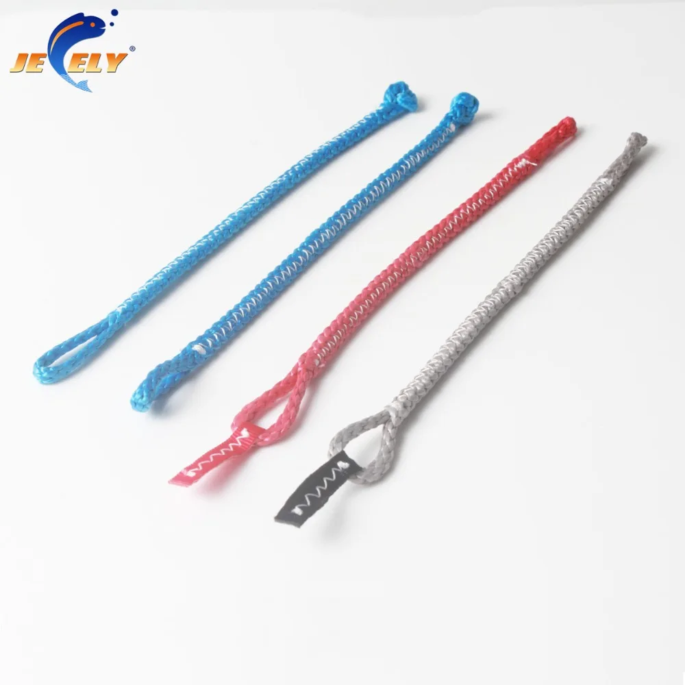 4PCS/SET Kitesurfing Kite 4 Line Pigtails 2 Red 2 Blue 17CM,2 Grey 18CM 1000KG  For Bar Repair 3