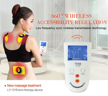 

NEW Wireless TENS Therapy Meridian Pain Relief Physical Therapy Body Massager Slimming Pulse Muscle Relax Fat Loss