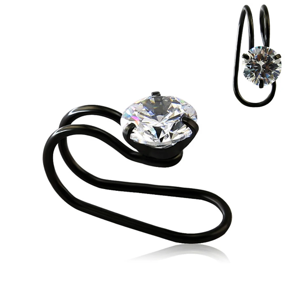 2016-New-Arrival-10pcs-Round-Shape-Cubic-Zirconia-Ear-Cuff-Clip-Surgical-Steel-Elegant-Earring-Ear