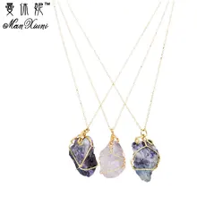Ожерелье с натуральным опаловым камнем, винтажное летнее богемское короткое ожерелье, ожерелье с подвеской, ожерелье с кристаллами, бижутерия для женщин