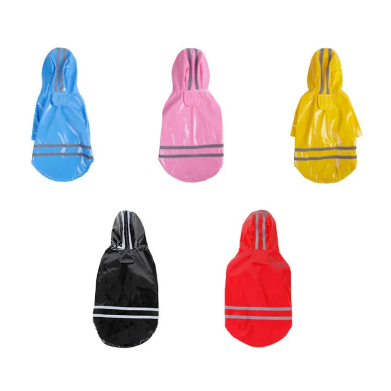 

Summer Rain Pet Dog Raincoat Leisure Waterproof Lightweight Durable Dog Coat Jacket Pet Dog Accessories AB