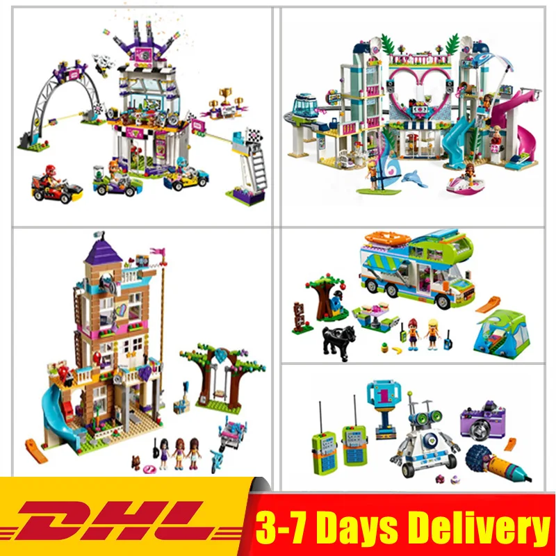 

Lepin 01062 01063 01067 01068 01072 Girls Friend Model Blocks Blocks Compatible LegoINGlys 41339 41340 41346 41347 41352 Gifts