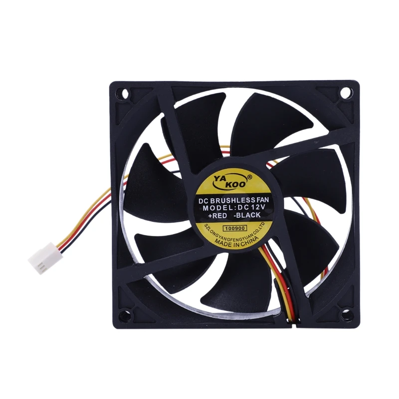 

3 Pin 90mm 25mm Cooler Fan Heatsink Cooling Radiator For Computer PC CPU 12V