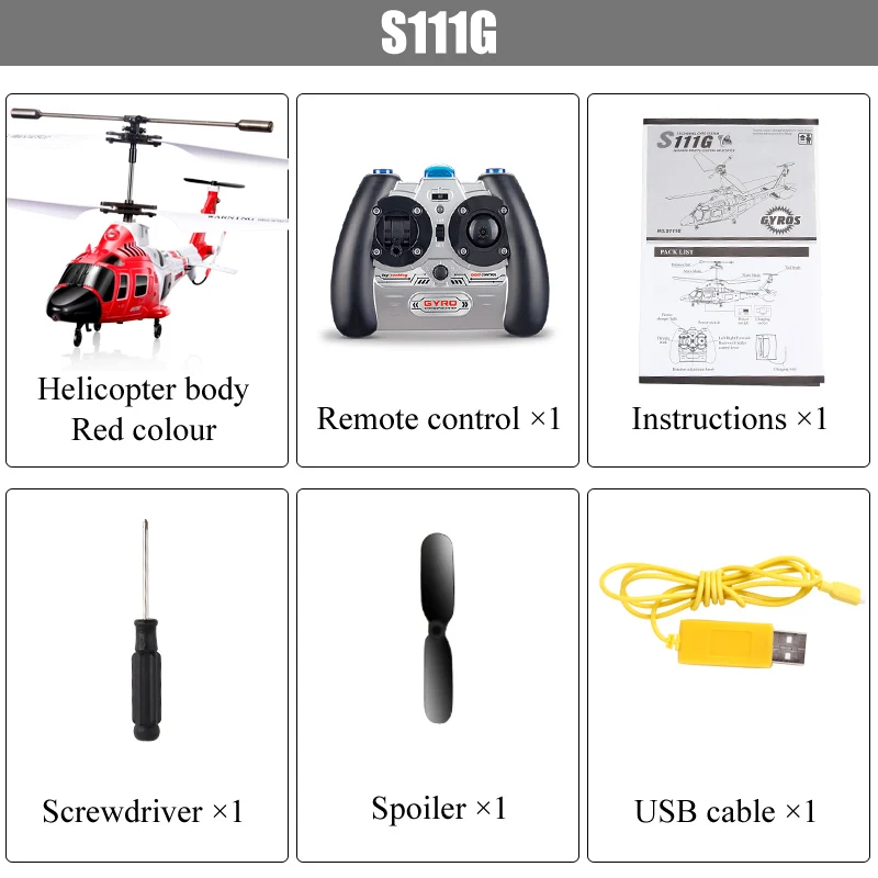 SYMA S111G военный р/у вертолет со стальным корпусом и ночной светильник мини-Дрон Easy Управление самолет с гироскопом игрушки подарок забавные - Цвет: S111G