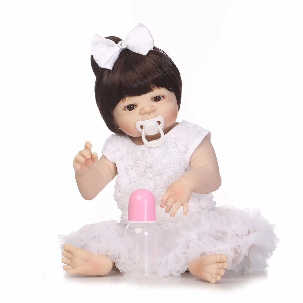 

Bebely Doll Reborn Realistic Newborn Doll Gift For child Christmas Reborn Doll for Girls Reborn Full Silicone Toys 55cm