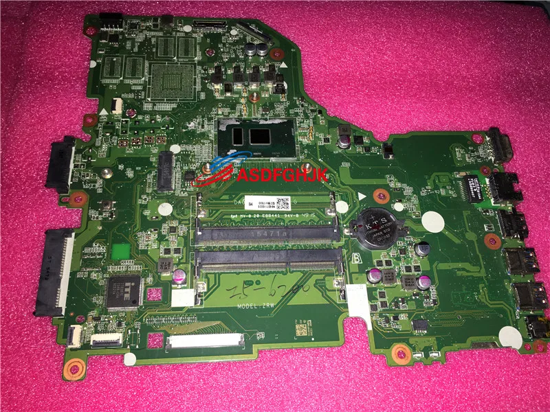 Mainboard FOR Aspire V3 575 V3 575G LAPTOP MOTHERBOARD WITH I5 6200U CPU DA0ZRWMB6G0 NB83711002 100
