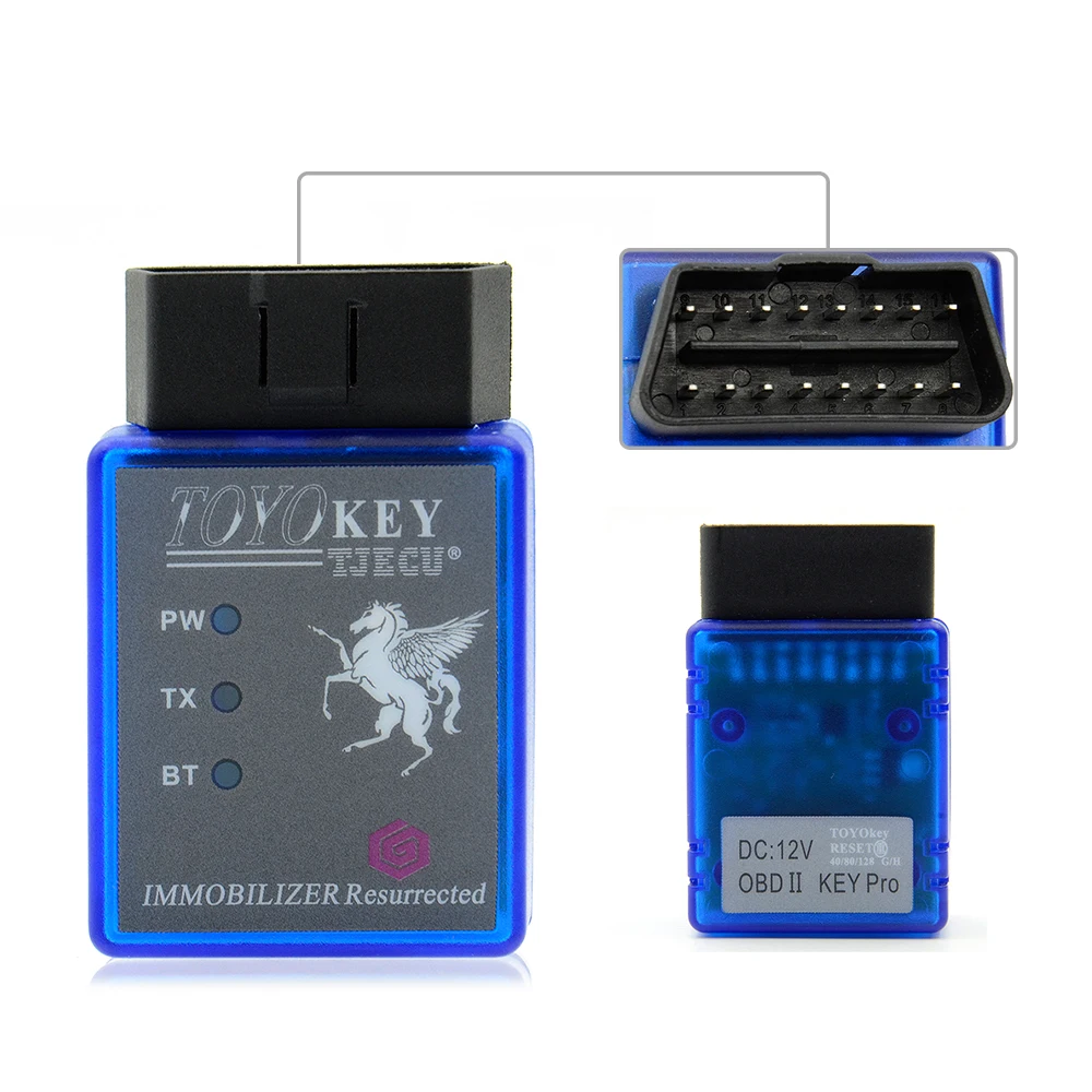 TOYOKEY Toyokey OBDII Key Pro работает с мини CN900 или мини 900 поддержка G H и 8A чип все Утерянные ключи