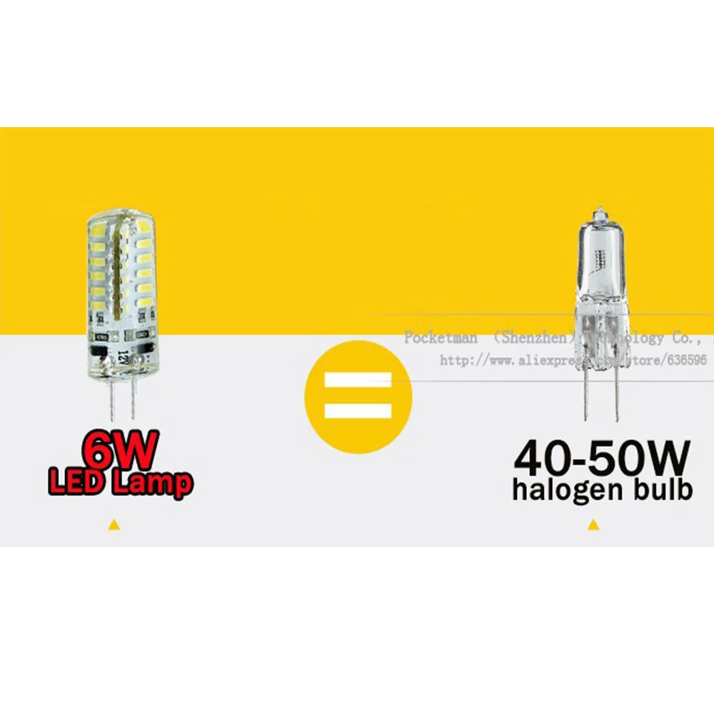 1 шт. G4 Светодиодный светильник DC 12 В/AC 220 В 110 SMD 3014 Вт 3 5 6 7 Замена 30 Вт/60 галогенная