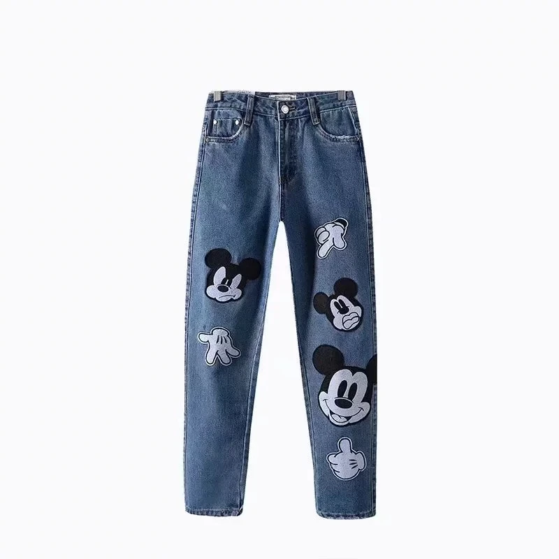 BACAMA Mickey Mouse Women Jeans For 