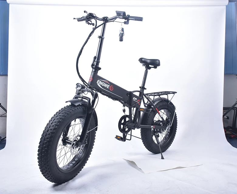 Top Electric bike 48V12.5A Battery 20"4.0 Fat Tire electric Bicycle Aluminum Folding 350W Powerful  Mountain ebike Snow/beach e bike 34