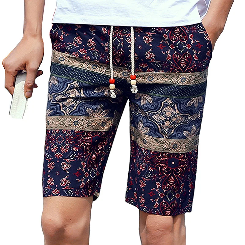 bohemian attire male shorts