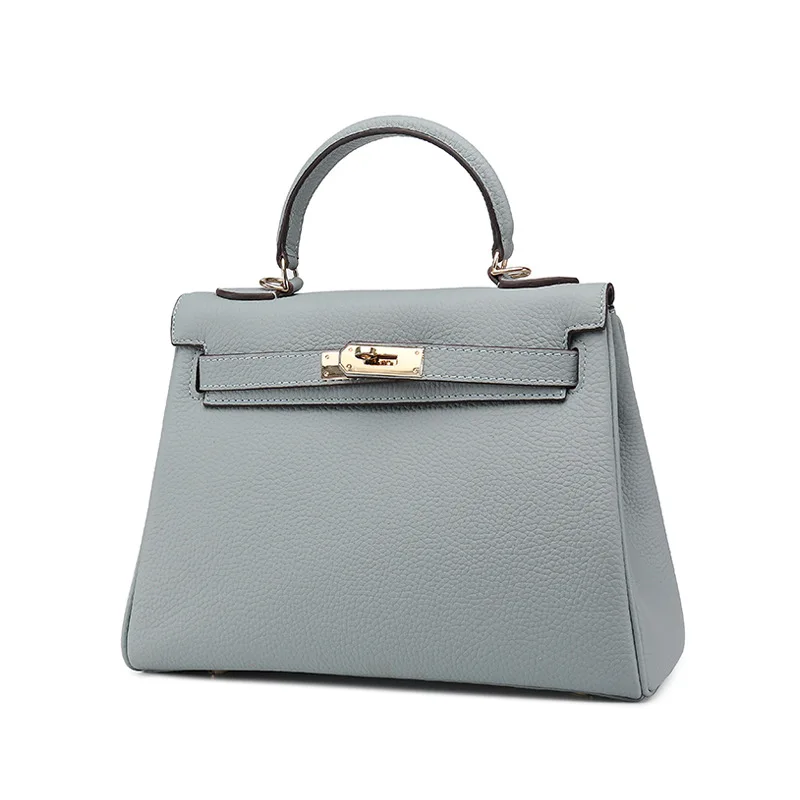 

2019 Brand Genuine Leather Women Bag Fashion Lock Design Women Shoulder Bag High Capacity Casual Brand Ladies Messenger Bag