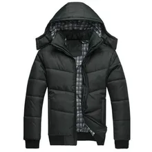 Модная зимняя куртка, теплая, с длинным рукавом, парка, мужская, с капюшоном, теплая, хлопковая, стеганая куртка
