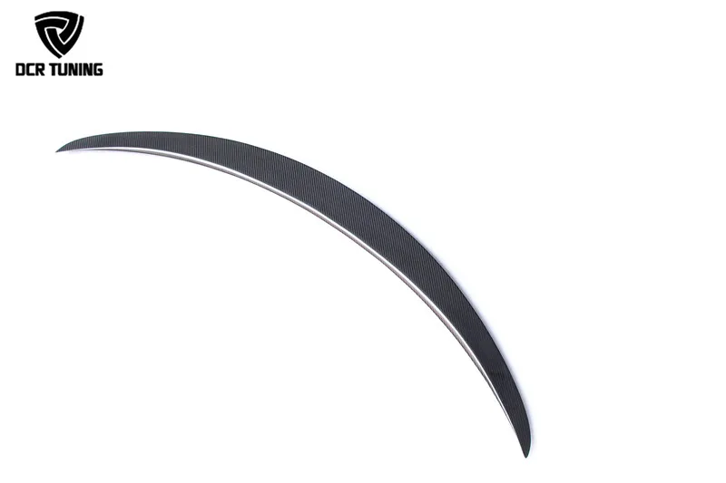 Mercedes W205 Spoiler Carbon Fiber Rear Trunk Spoiler wing 2014 2015 2016 - UP C Class W205 C250 C200 C180 C260 4-Door Sedan (2)