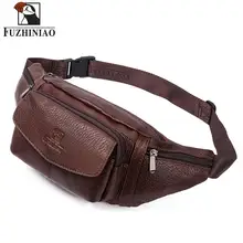 FUZHINIAO, кожаная мужская поясная сумка, поясная сумка, сумка для телефона, сумки, модная дорожная поясная сумка, Мужская маленькая нагрудная сумка