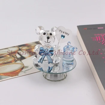 

Crystal Bear Nipple Baptism Baby Shower Souvenirs Party Christening Giveaway Gift Wedding Favors and Gifts For Guest 20 pcs