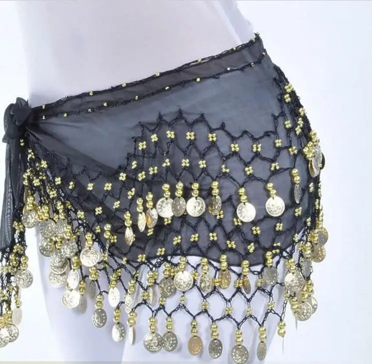 On Sale BELLY DANCING Silver COIN BELT WRAP HIP SCARF SKIRT WHOLESALE lots PRICE