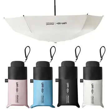 

Anti-UV Sun Kids Umbrella Rain Women Mens Gifts Parasol Mini 5 Folding Sun Umbrella Kids Pocket Briefcase Suitcase or Kids 5U108