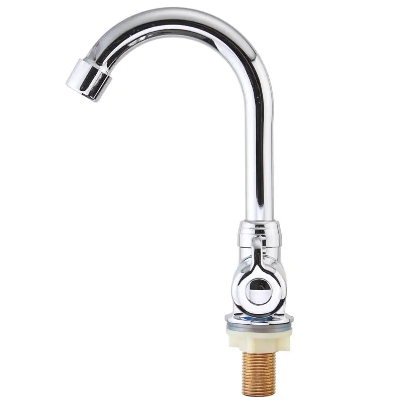 Copper Caravan Boat 360 Rotation Cold Water Faucet Tap Kitchen Bathroom for RV Marine Boat Deck Hatch