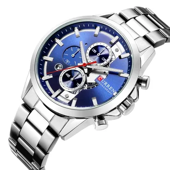 

2019 CURREN Watch Men Brand Military Wrist Watches MEN Full Steel Famous Business Men Watch Clock Waterproof Relogio Masculino