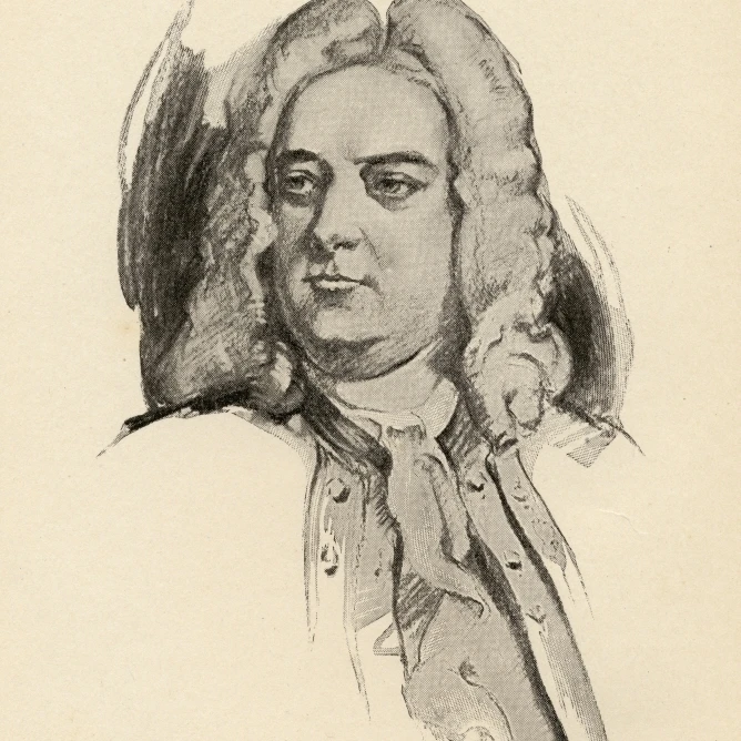 George Frideric (Frederick) Handel  1685-1759. German Born English Composer Of