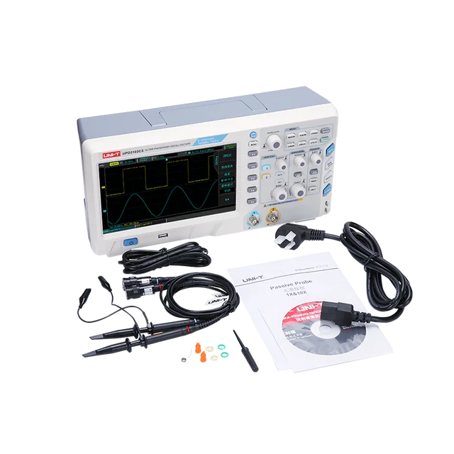 Best Price Digital Oscilloscope 100m Dual-channel Voltage Probe Oscilloscope Digital Utd2102cex