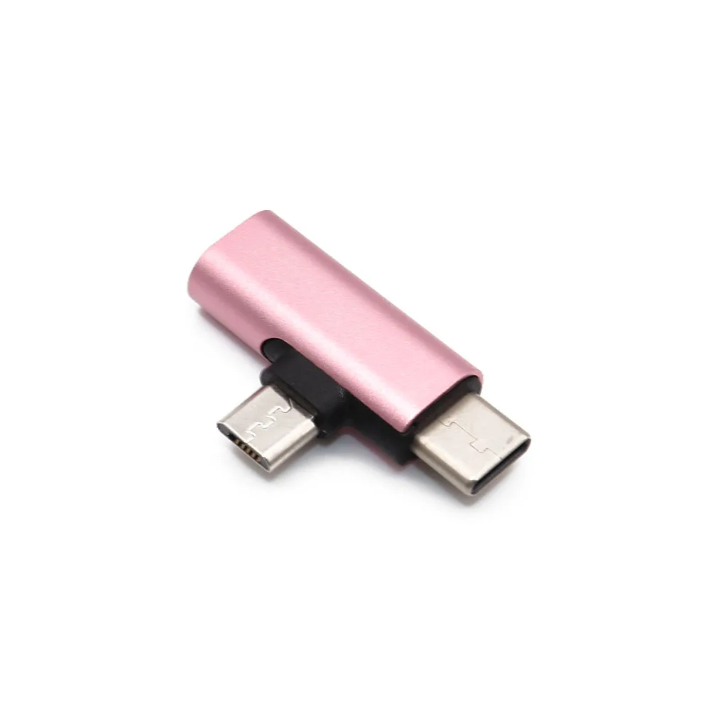 8Pin молния Женский к Тип C кабель+ кабель Micro USB зарядка Мужской переходник конвертер адаптер для samsung для huawei для Xiaomi Android - Цвет: D