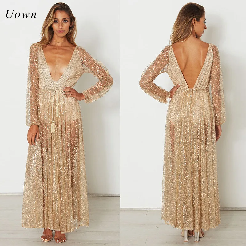 gold sparkly dress long sleeve