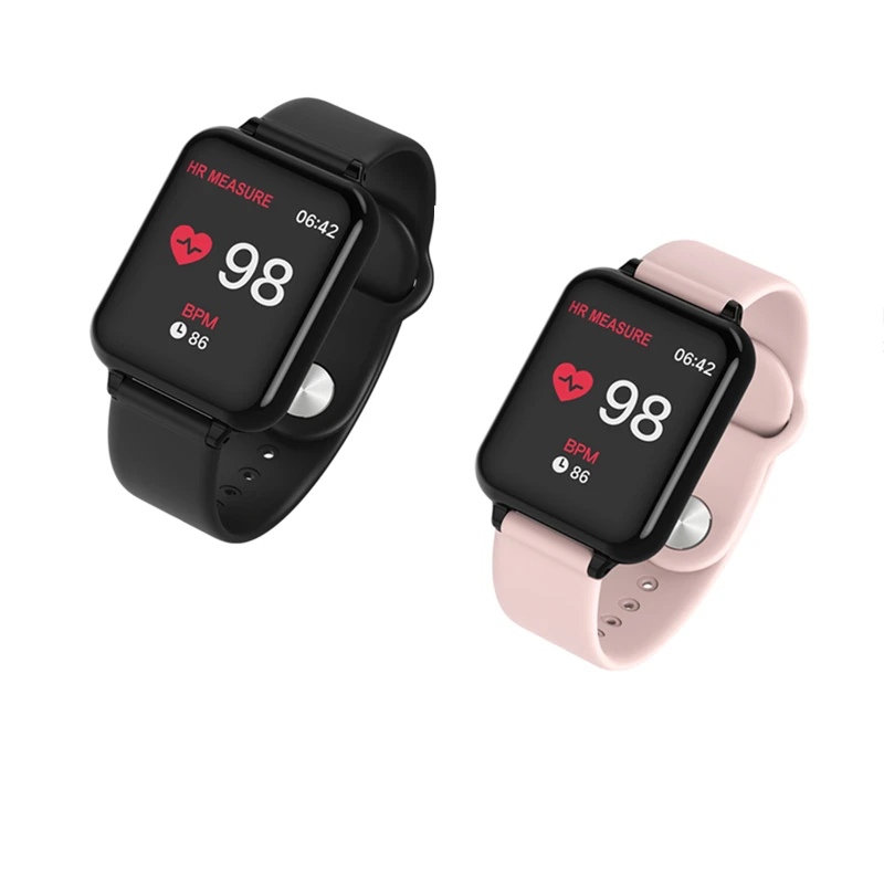 

Men Women smartwatch 1.3 IPS Heart Rate Monitor Blood Pressure for Huawei Samsung xiaomi phone Smart Watch B57 IP67 waterproof
