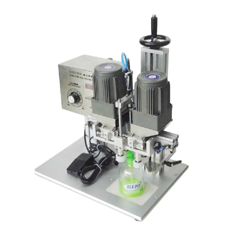 

Good Quality Semi-automatic Capping Machine/plastic bottle sealing machine for trigger sprayer cap