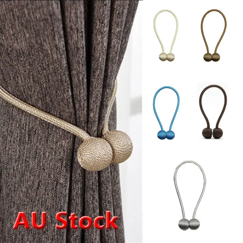 Magnetic Curtain Curtains Holder Tie Holder Magnetic Closure Drawstring Ring NEW 