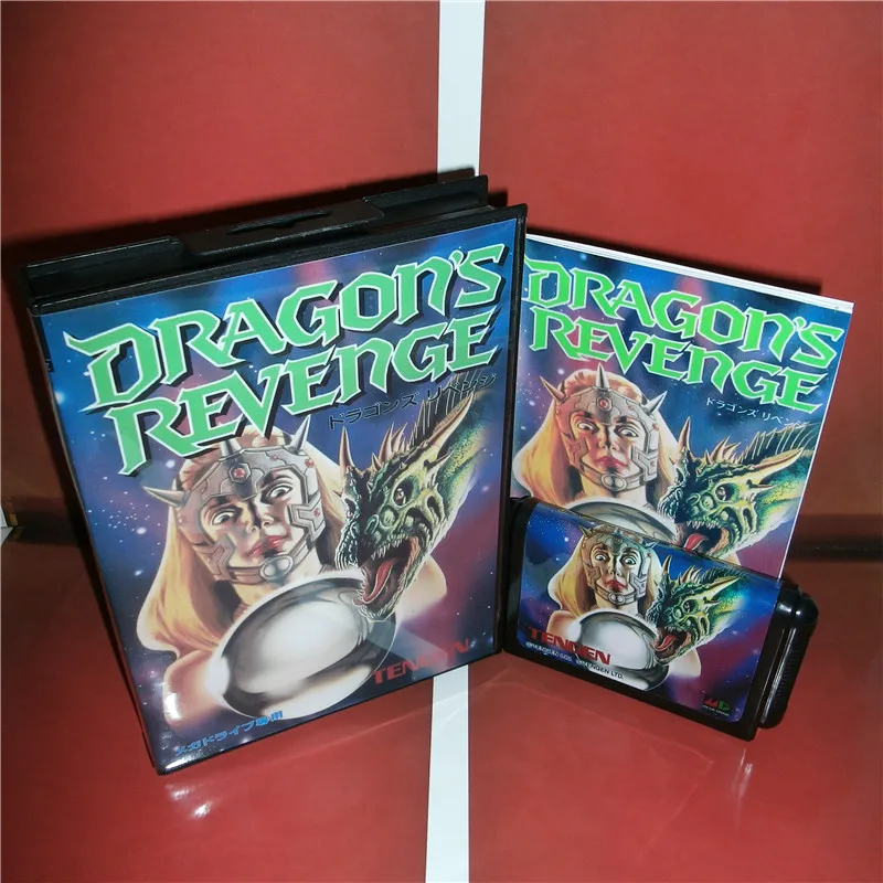 Чехол с коробкой и руководством для Sega Megadrive Genesis приставка видеоигр 16 бит MD card
