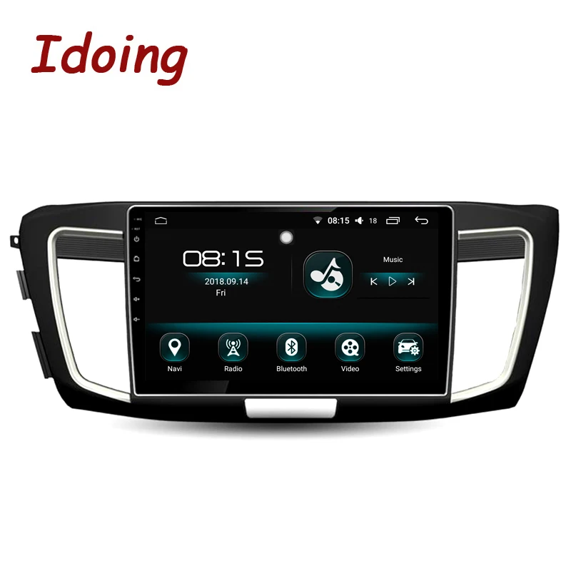 Best Idoing 10.2"4G+64G Octa Core Car Android 8.0 Radio Multimedia Player For Honda Accord (9 generations) GPS Navigation and Glonass 1
