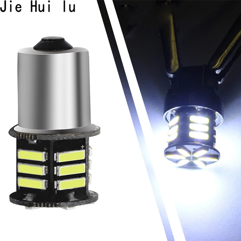 СВЕТОДИОДНЫЙ Автомобильный Фонарь BA15S 1156 BA15D BAY15D 1157 21 7020 SMD задний фонарь поворота